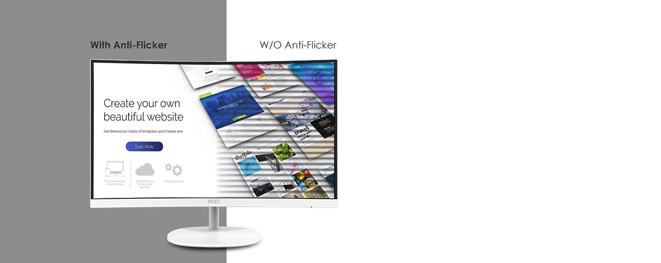 MSI PRO MP271CAW Curved Computer Monitor